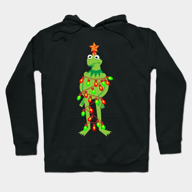 Christmas Kermit Hoodie by AngelicaNyneave